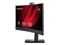 ViewSonic VG3457CV - Écran LED - incurvé - 34" - 3440 x 1440 UWQHD @ 100 Hz - VA - 350 cd/m² - 3000:1 - 5 ms - 2xHDMI, DisplayPort, USB-C - haut-parleurs