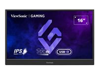ViewSonic VX1654 - Écran LED - jeux - 16" (15.6" visualisable) - portable - 1920 x 1080 Full HD (1080p) @ 144 Hz - 250 cd/m² - 800:1 - 4.67 ms - Mini HDMI, 2xUSB-C - haut-parleurs