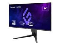 ViewSonic VX3480-2K-PRO - Écran LED - jeux - 34" - 3440 x 1440 UWQHD @ 165 Hz - VA - 300 cd/m² - 4000:1 - HDR10 - 1 ms - 2xHDMI, DisplayPort