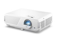 Laserprojector 4K UHD (3840x2160) 4000 ansilumen TR 1.13 - 1.47 1.3x optical zoom WiFi Bluetooth in/out 10W cube speaker Google TV