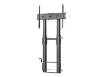 Vision X-Series VFM-F26W - Pied - ajustable en hauteur - pour écran plat - 80kg - acier - noir sablé - Taille d'écran : 55"-100" - montage du sol au mur