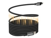 VISION - Câble Lightning - USB-C mâle pour Lightning mâle - 1 m - noir - magnétique, Prise en charge de Power Delivery