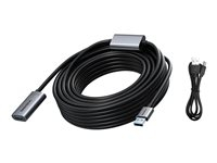 Vision - Rallonge de câble USB - USB type A (F) pour USB type A (M) - USB 3.0 - 10 m - actif - noir