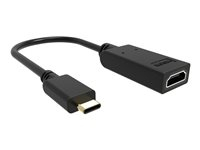 VISION - Adaptateur vidéo - USB-C mâle pour HDMI femelle - noir - support pour 4K60Hz (3840 x 2160)
