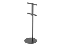 Vision VFM-F4 - Stand - voor digitale bewegwijzering display - staal - zwart - schermgrootte: 30"-65" - bevestigingsinterface: tot 400 x 400 mm - staand op vloer