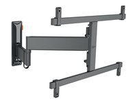Vogel's Comfort TVM 3665 - Kit de montage (fixation murale) - pleine action - pour TV LCD - aluminium - noir - Taille d'écran : 40"-77" - montable sur mur