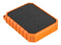xtorm XR201 - Xtreme Series - banque d'alimentation - robuste - 10400 mAh - 38.5 Wh - 20 Watt - 2.4 A - PD, QC 3.0 - 3 connecteurs de sortie (24 pin USB-C, 4 pin USB Type A (QC 3.0)) - sur le câble : USB-C