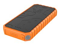 xtorm XR202 - Xtreme Series - banque d'alimentation - robuste - 20000 mAh - 74 Wh - 35 Watt - 4 connecteurs de sortie (2 x USB-C, 2 x USB) - sur le câble : USB-C