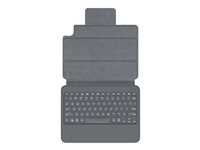ZAGG Pro Keys - Clavier et étui - avec trackpad - rétro-éclairé - Bluetooth - QWERTY - R.-U. - noir/gris clavier, noir/gris étui - pour Apple 10.9-inch iPad Air (4ème génération, 5ème génération); 11-inch iPad Pro