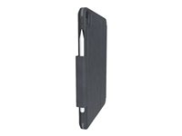 ZAGG Pro Keys - Clavier et étui - rétro-éclairé - sans fil - Bluetooth - AZERTY - Français - noir/gris clavier, noir/gris étui - pour Apple 10.2-inch iPad (7ème génération, 8ème génération)