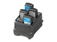 Zebra 4-slot battery charger - Batterijlader - voor Zebra MC3300 Premium, MC3300 Premium Plus, MC3300 Standard