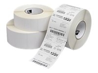 Zebra Z-Select 2000D Removable - Paper - smooth - removable adhesive - top coated - 152 micron - bright white - 76.2 x 44.45 mm 7000 label(s) (20 roll(s) x 350) labels - for QLn 420