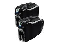 Zebra ZC350 - Printer voor kunststof kaarten - kleur - Dubbelzijdig - kleursublimatie/thermische overdracht - CR-80 Card (85.6 x 54 mm) - 300 dpi - tot 1000 kaarten/uur (mono) / tot 225 kaarten/uur (kleur) -capaciteit: 100 kaarten - USB 2.0, LAN