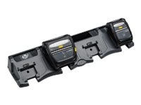 Zebra 4-Bay Power Station - Printer charging stand - output connectors: 4 - United Kingdom - for ZQ500 Series ZQ510, ZQ520