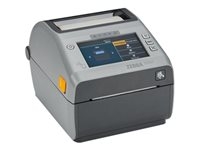 Zebra ZD621d - Etiketprinter - rechtstreeks thermisch - Rol (10,8 cm) - 300 dpi - tot 152 mm/sec - USB 2.0, LAN, serieel, USB host - grijs