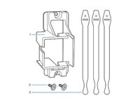 Zebra - Kit de protection de port/câble (pack de 5)