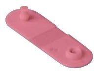 Zebra - Wristband clips - pink (pack of 275) - for Zebra Z-Band QuickClip