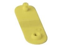 Zebra - Wristband clips - yellow (pack of 275) - for Zebra Z-Band QuickClip