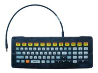 Zebra - Clavier - rétroéclairé - USB - QWERTY - pour Zebra ET65