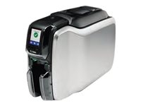 Zebra ZC300 - Printer voor kunststof kaarten - kleur - kleursublimatie/thermische overdracht - CR-80 Card (85.6 x 54 mm) - 300 dpi - tot 900 kaarten/uur (mono) / tot 200 kaarten/uur (kleur) -capaciteit: 100 kaarten - USB 2.0, LAN