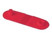 Zebra - Wristband clips - red (pack of 275) - for Zebra Z-Band QuickClip