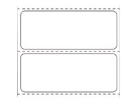 Zebra Z-Perform 1000D - Paper - smooth - permanent acrylic adhesive - uncoated - perforated - 6.2 mil - white - 50 x 20 mm 3350 label(s) (1 roll(s) x 3350 box - labels Zebra EaziPrice