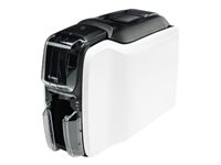 Zebra ZC100 - Plastic card printer - colour - dye sublimation/thermal transfer - CR-80 Card (85.6 x 54 mm) - 300 dpi - up to 700 cards/hour (mono) / up to 150 cards/hour (colour) - capacity: 100 cards - USB 2.0, LAN