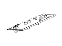 Zebra - Capteur SPI inférieur - pour Zebra TTP 2100, TTP 2110, TTP 2130, TTP 2130 Evaluation Kit
