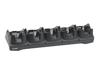 Zebra 5Slot Charge Only Cradle - Handheld charging stand - output connectors: 5 - for Zebra TC8000, TC8000 Premium, TC8000 Standard, TC8300