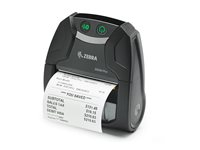 Zebra ZQ320 Plus - Receipt printer - direct thermal - Roll (8 cm) - 203 dpi - up to 100 mm/sec - USB 2.0, NFC, Wi-Fi(ac), Bluetooth 4.2 LE - tear bar - black