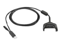 Zebra - Câble USB - connecteur pour ordinateur de poche (M) pour USB, power DC jack - pour Zebra MC3000, MC3090G, MC3090R, MC3090S, MC3200