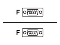 Motorola - Câble RS-232 série - DB-9 (F) pour DB-9 (F) - 1.83 m - pour Zebra DS457-HD