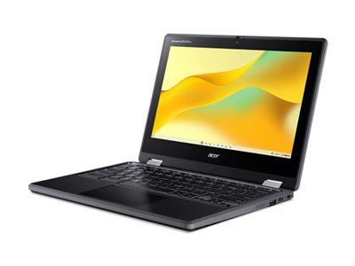 Acer Chromebook Spin 511 R756TN-TCO - Conception inclinable - Intel N-series - N100 / jusqu'à 3.4 GHz - Chrome OS - UHD Graphics - 4 Go RAM - 32 Go eMMC - 11.6" IPS écran tactile 1366 x 768 - Wi-Fi 6E - schiste noir - clavier : Belge