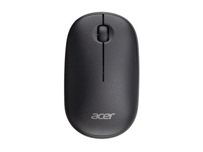 Acer AMR100 - Muis - bel - optisch - 3 knoppen - draadloos - 2.4 GHz - USB draadloze ontvanger - zwart - detailhandel