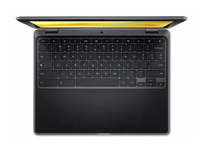 Acer Chromebook Spin 512 R856T-TCO - Conception inclinable - Intel N-series - N100 / jusqu'à 3.4 GHz - Chrome OS - UHD Graphics - 4 Go RAM - 32 Go eMMC - 12" IPS écran tactile 1366 x 912 (HD+) - Wi-Fi 6E - schiste noir - clavier : Belge