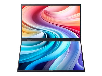 Acer PD163Qsmiuux - PD3 Series - écran LED - 16" (15.6" visualisable) - portable - 1920 x 1080 Full HD (1080p) @ 60 Hz - IPS - 250 cd/m² - 800:1 - 8 ms - Mini HDMI, 2xUSB-C - haut-parleurs - argent