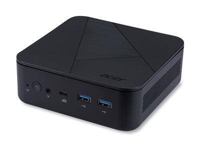 Acer Veriton NUC VN1502G-U1H5U - Barebone - mini PC 1 x Core Ultra 5 125H / jusqu'à 4.5 GHz - RAM 0 Go - Intel Arc Graphics - IEEE 802.11ax (Wi-Fi 6), Gigabit Ethernet, 2.5 Gigabit Ethernet, Bluetooth 5.2 - noir