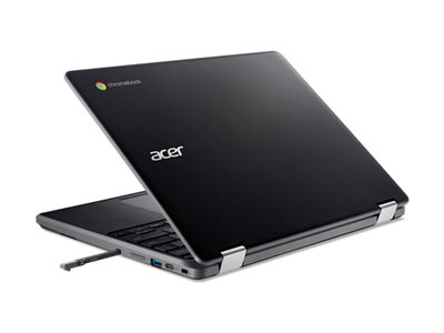 Acer Chromebook Spin 512 R856TN-TCO - Conception inclinable - Intel N-series - N100 / jusqu'à 3.4 GHz - Chrome OS - UHD Graphics - 4 Go RAM - 32 Go eMMC - 12" IPS écran tactile 1366 x 912 (HD+) - Wi-Fi 6E - schiste noir - clavier : Belge