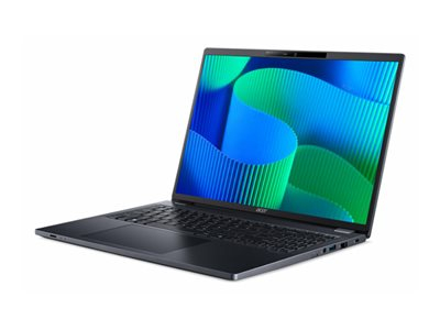 Acer TravelMate P4 16 TMP416-53-TCO - Intel Core Ultra 5 - 125U / jusqu'à 4.3 GHz - Win 11 Pro - Intel Graphics - 16 Go RAM - 512 Go SSD NVMe - 16" IPS 1920 x 1200 - Gigabit Ethernet - Wi-Fi 6E, Bluetooth - bleu ardoise - clavier : Belge