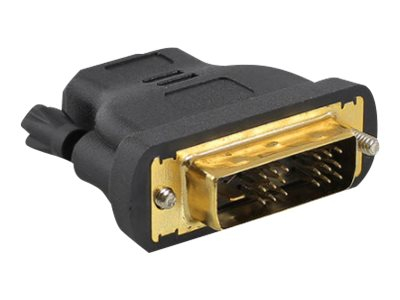 ACT - Câble adaptateur - DVI-D mâle pour HDMI femelle - noir - vis moletées