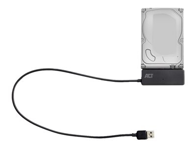 ACT - Adaptateur d'interface - 2.5", 3.5" - SATA - USB 3.2 (Gen 1) - noir