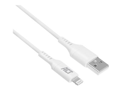 ACT - Câble Lightning - USB mâle pour Lightning mâle - 1 m - blindé - blanc