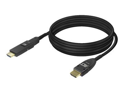 ACT - High Speed - câble HDMI - HDMI mâle pour HDMI mâle détachable - 25 m - fibre optique - noir - Active Optical Cable (AOC), support pour 4K60Hz (3840 x 2160)