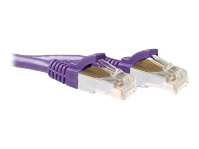 ACT - Cordon de raccordement - RJ-45 (M) pour RJ-45 (M) - 7 m - SFTP, PiMF - CAT 6a - IEEE 802.3an - sans halogène, moulé, sans crochet - violet