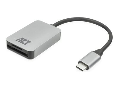 ACT - Lecteur de carte (microSD, SD 4.0 UHS-II, microSDHC, microSDXC, TransFlash, SDHC, SDXC) - USB-C 3.2 Gen 1