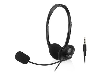 ACT - Micro-casque - sur-oreille - filaire - jack 3,5mm