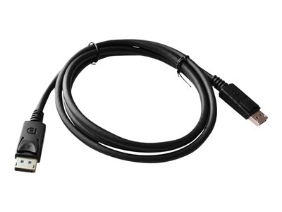 ACT - Câble DisplayPort - DisplayPort (M) verrouillage pour DisplayPort (M) verrouillage - DisplayPort 1.4 - 2 m - support 4K 120 Hz, support pour 8K60Hz, encliquetable - noir