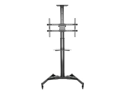 ACT - Chariot - pour écran plat/équipement audiovisuel - plastique, aluminium, acier - noir - Taille d'écran : 37"-70"