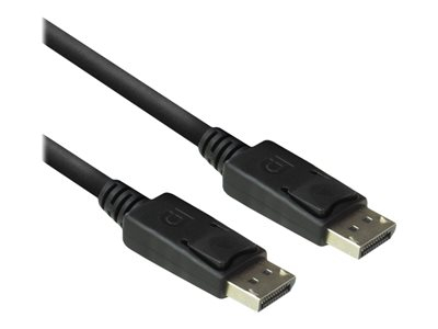 ACT - Câble DisplayPort - DisplayPort (M) pour DisplayPort (M) - DisplayPort 1.2 - 1 m - moulé, support pour 4K60Hz (3840 x 2160) - noir