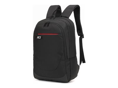 ACT Suburb - Sacoche pour ordinateur portable - fabriqué à partir de bouteilles en plastique recyclées - 15.6" - noir